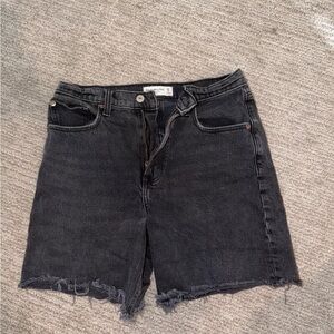 Abercrombie & Fitch Black Jean Shorts